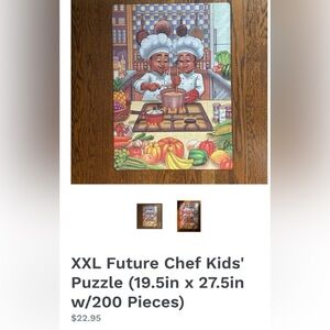 Future Chef Kids' Puzzle - Colorful Cooking Scene